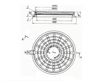 Люк чугунный магистральный ТМ (Д400)-1-55